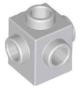 Brick, Modified 1 x 1 with Studs on 4 Sides