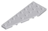 Wedge, Plate 8 x 3 Pentagonal Left