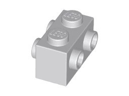 Brick, Modified 1 x 2 with Studs on 2 Sides