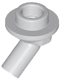 Bar 1L with Angled Hollow Stud