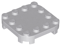 Plate, Modified 4 x 4 with Rounded Corners and 4 Feet