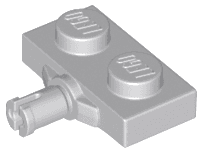 Plate, Modified 1 x 2 with Wheel Holder, Reinforced Underside