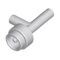 Minifigure, Utensil Space Gun / Torch without Grooves