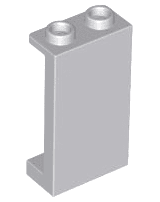 Panel 1 x 2 x 3 with Side Supports - Hollow Studs