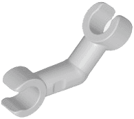 Arm Skeleton, Bent with Clips at 90 degrees (Vertical Grip)
