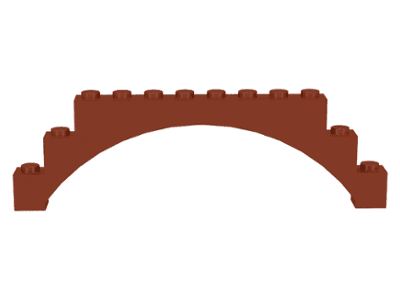 Arch 1 x 12 x 3 Raised Arch with 1 Cross Support