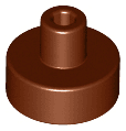 Tile, Round 1 x 1 with Bar and Small Pin Hole
