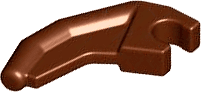 Barb / Claw / Horn / Tooth with Clip, Angled