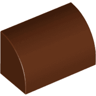 Slope, Curved 1 x 2 with Bottom Stud Holder