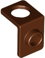 Minifigure Neck Bracket with Back Stud - Thin Back Wall