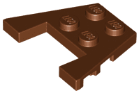 Wedge, Plate 3 x 4 with Stud Notches
