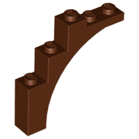 Arch 1 x 5 x 4 - Irregular Bow, Reinforced Underside