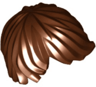 Minifigure, Hair Tousled with Side Part