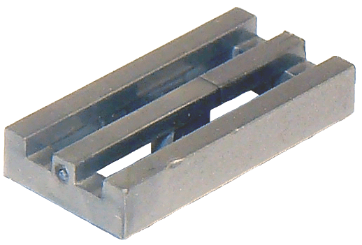 Tile, Modified 1 x 2 Grille with Bottom Groove